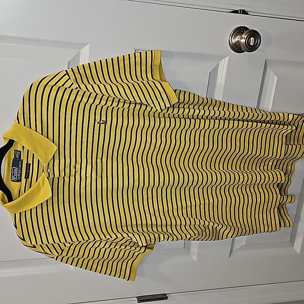 POLO Soft Touch (XL) Yellow/Navy